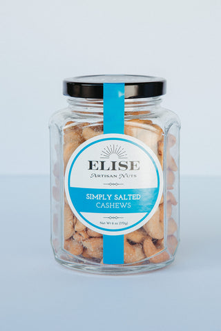 Elise Artisan Nuts Cashews 6 oz. Jar