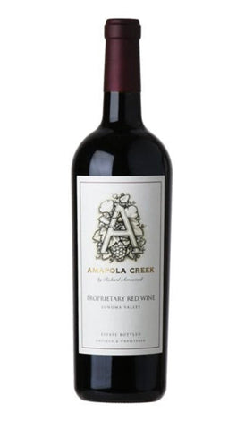 A bottle of AMAPOLA CREEK PROPRIETARY RED NV