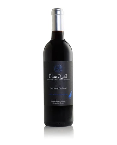 Bottle of Blue Quail Old Vine Zinfandel