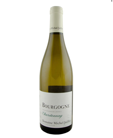 A bottle of Bourgogne Blanc, Domaine Michel Juillot