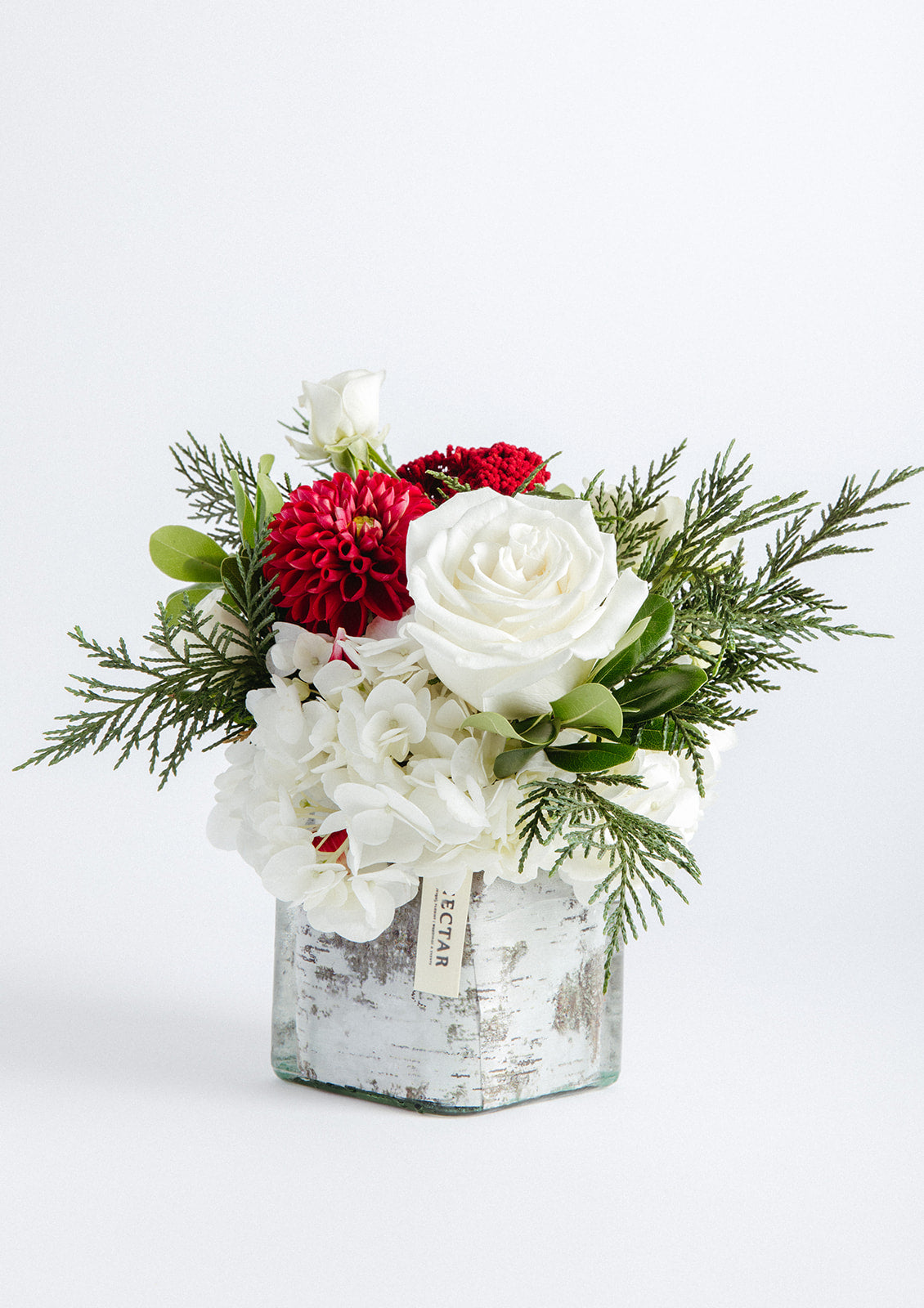 Holiday Flower Arrangement by Nectar Bonnie + Bud