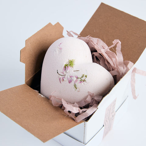 Cleanse Gourmet Botanical Heart Bath Bomb