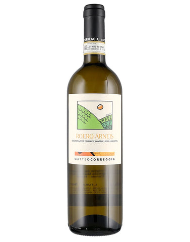 A bottle of Correggia Roero Arneis