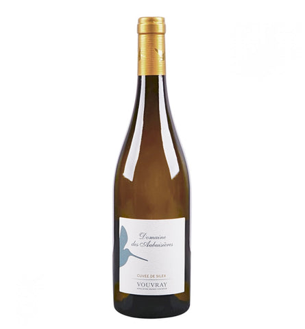 A bottle of DOMAINES DES AUBUISIERES CUVEE DE SILEX VOUVRAY