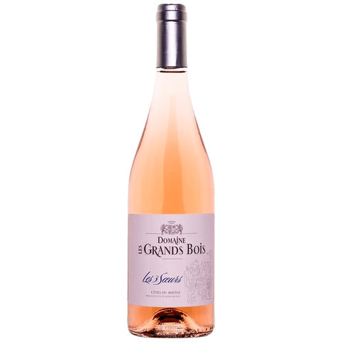 Bottle of DOMAINE LES GRANDS BOIS LES TROIS SOEURS COTES DU RHONE ROSE