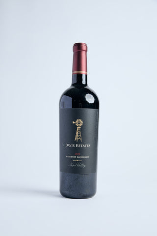 A bottle of Davis Estates Napa Valley Cabernet Sauvignon 