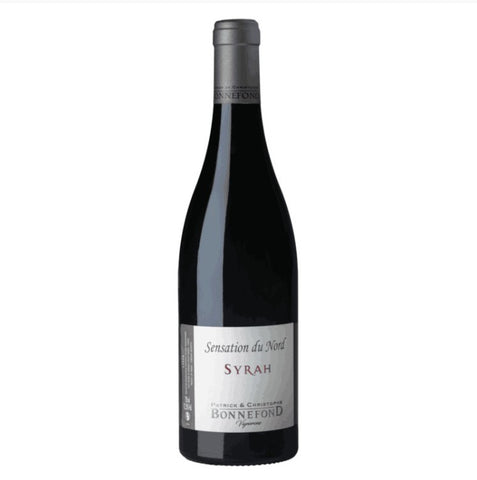 Bottle of Domaine Bonnefond "Sensation du Nord" Syrah Vin de Pays