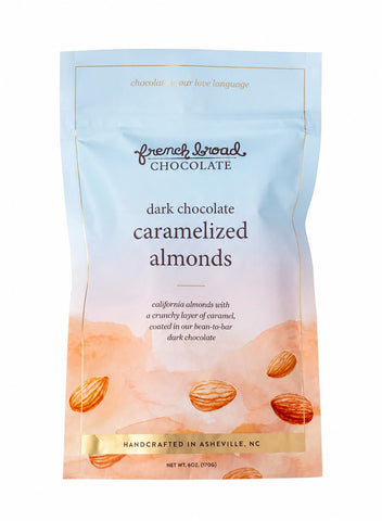 French Broad Dark Chocolate-Covered Caramelized Almonds