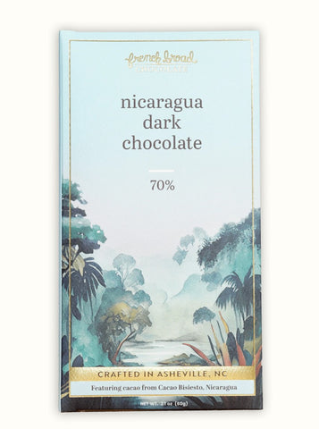 French Broad Nicaragua Dark Chocolate Bar 70%
