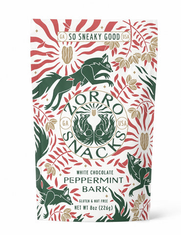 Zorro White Chocolate Peppermint Bark