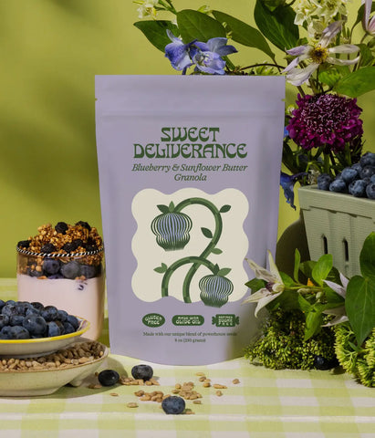Sweet Deliverance Blueberry & Sunflower Butter Granola
