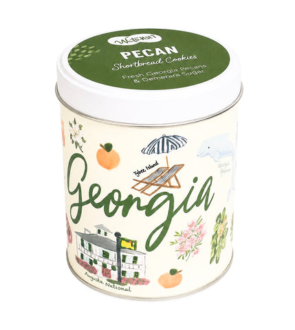 Georgia State Gift Tin | Gourmet Shortbread Cookies