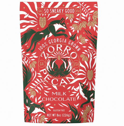 Zorro Pecans, Holiday Milk Chocolate