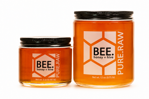 Bee Hive Honey Jar