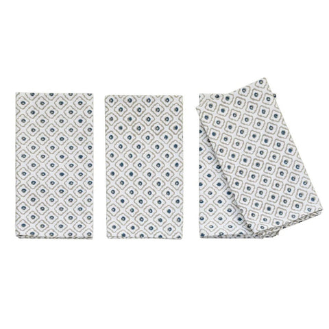 Maison Poire Juliette Table Napkin, Set of 4 (Blue)
