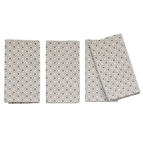 Maison Poire Juliette Table Napkin, Set of 4 (Mustard)