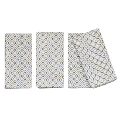Maison Poire Juliette Table Napkin, Set of 4 (Olive)