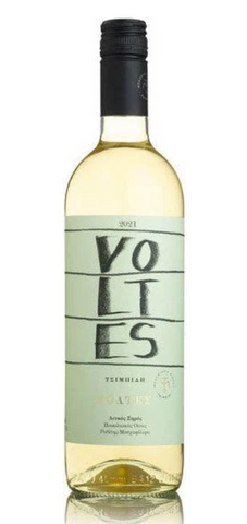 Wine bottle labeled 'Voltes' on a white background