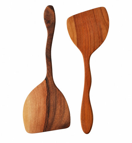 Oversized Spatula, Fruitwood
