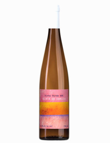 A bottle of Quinta do Ermizio Vinho Verde