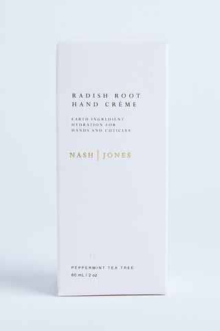A packaged product of Nash & Jones Hand Creme displayed against a white background.