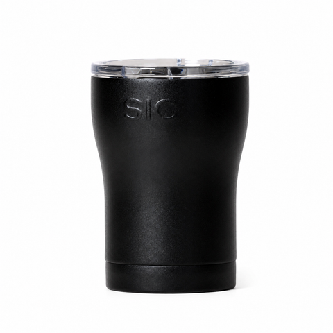 SIC brand 12 oz. Black tumbler 