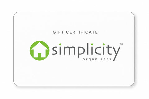 Simplicity Organizers Gift Certificate