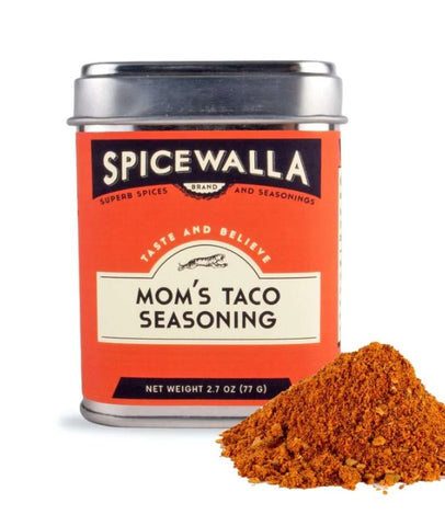 2.7 oz. tin can of spicewalla moms taco seasoning