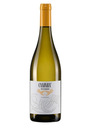 A bottle of Tenuta Mazzolino Camara Chardonnay