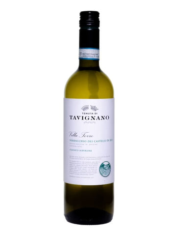 A bottle of Verdicchio 'Villa Torre'