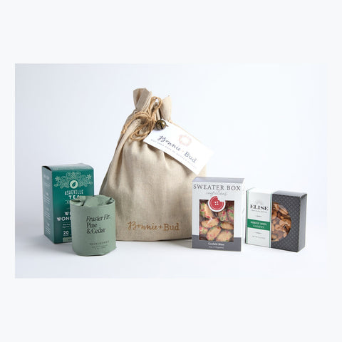 Warm + Merry Linen Bag