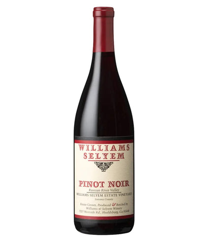 Bottle of Williams Selyem Pinot Noir Estate Vineyard