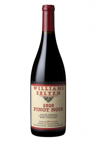 Williams Selyem, Pinot Noir, Weir Vineyard ,Yorkville Highlands, 2020