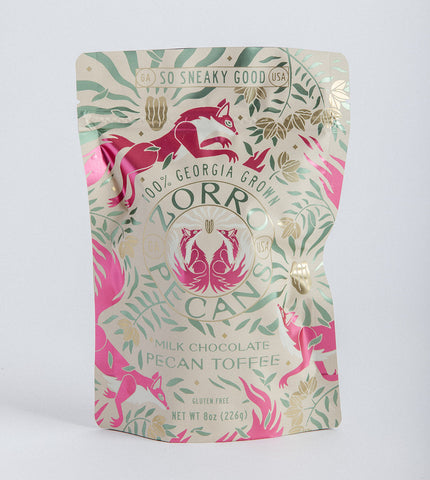 Zorro Milk Chocolate Pecan Toffee