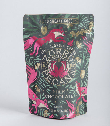 Zorro Pecans, Milk Chocolate