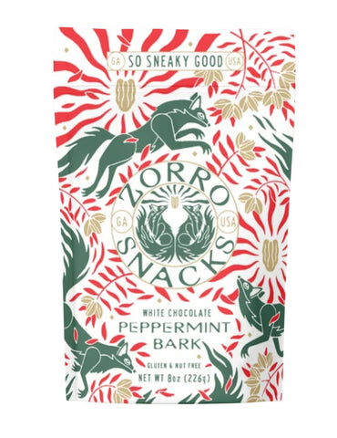 Zorro White Chocolate Peppermint Bark